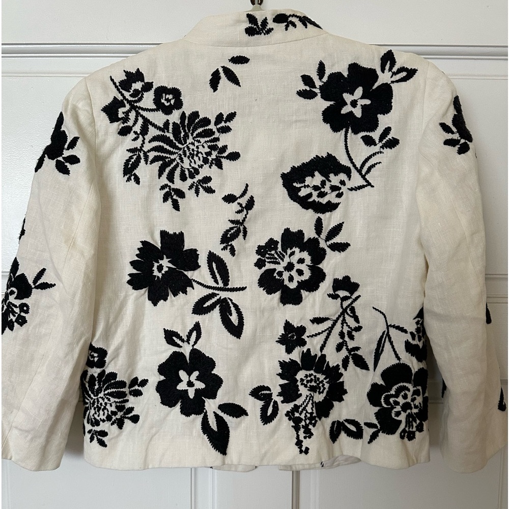 Marks & Spencer Embroidered blazer.